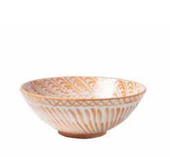 Casa Melocoton Large Bowl with Hand-painted Designs