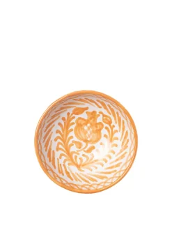 Casa Melocoton Small Bowl with Hand-painted Designs