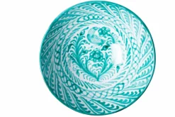 Casa Verde Large Bowl with Hand-painted Designs