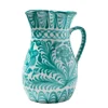 Casa Verde Large Pitcher with Hand-painted Designs