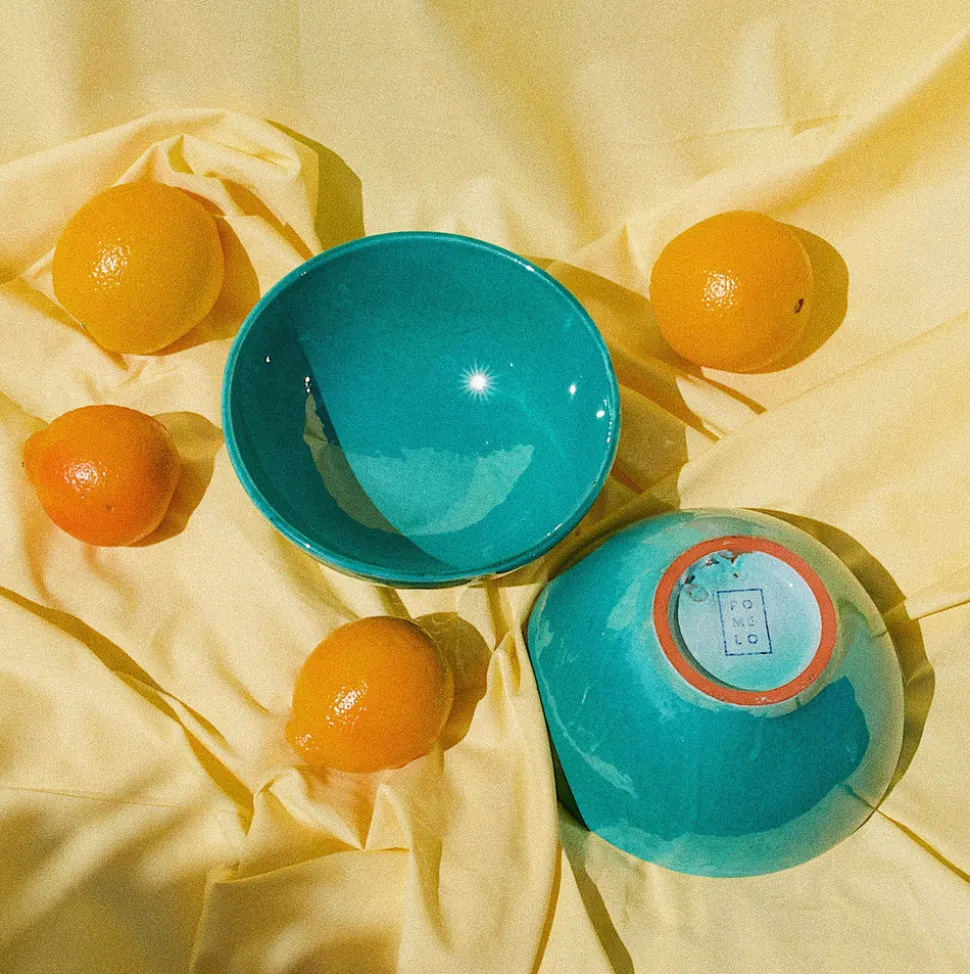 Casa Verde Medium Bowl with Green Glaze