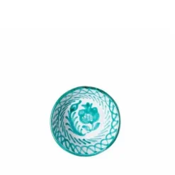 Casa Verde Mini Bowl with Hand-painted Designs