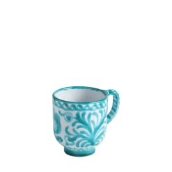 Casa Verde Mug with Hand-painted Designs