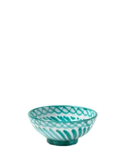Casa Verde Small Bowl with Hand-painted Designs