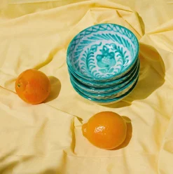 Casa Verde Small Bowl with Hand-painted Designs