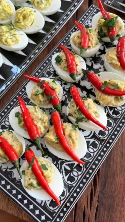 Casablanca Sushi Tray, Set of 2