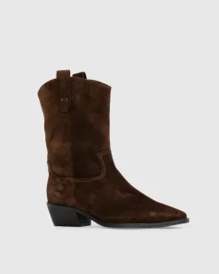 Casey 55 in Dark Brown Suede