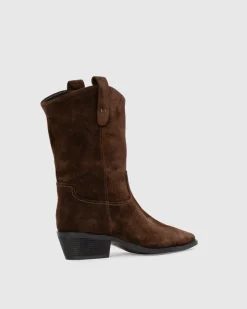 Casey 55 in Dark Brown Suede