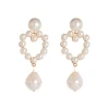 Casey Earrings in Pearl