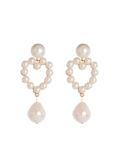Casey Earrings in Pearl