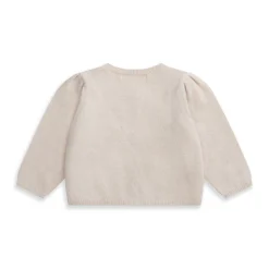 Cashmere Lurex Cardigan In Blush