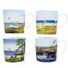 Caskata X Felix Doolittle By the Sea Mugs, Set of 4