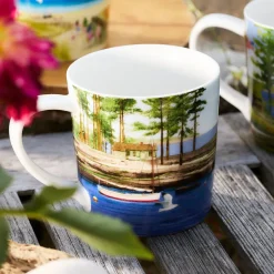 Caskata X Felix Doolittle By the Sea Mugs, Set of 4
