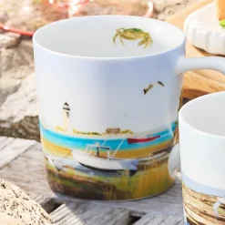 Caskata X Felix Doolittle By the Sea Mugs, Set of 4