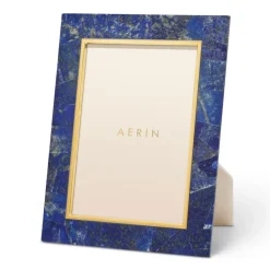 Cassiel Mosaic Frame in Lapis 5 x 7