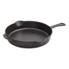 Cast Iron 11-inch Traditional Skillet in Matte Black