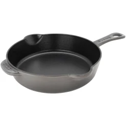 Cast Iron 8.5-inch Traditional Deep Skillet in Graphite Grey