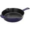 Cast Iron 8.5-inch Traditional Deep Skillet in Dark Blue