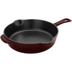 Cast Iron 8.5-inch Traditional Deep Skillet in Grenadine