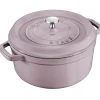 Cast Iron 5.5-qt Round Cocotte in Lilac