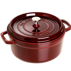 Cast Iron 5.5-qt Round Cocotte in Grenadine