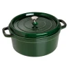 Cast Iron 7-qt Round Cocotte in Basil