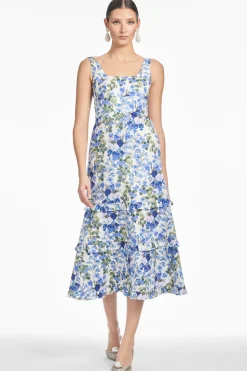 Caterina Dress in Pansy Prelude