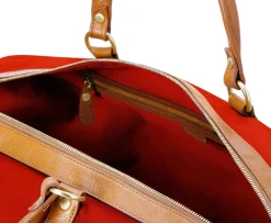 Cavalier II No. 97 in Signal Red - Vintage Tan