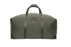 Cavalier III No. 98 Duffel Bag in Twill and Vintage Leather