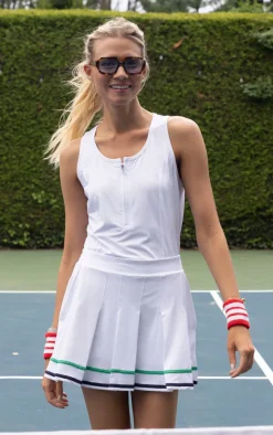 C&C Pleated Skort in White