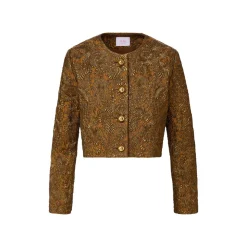 Cecilia Jacket in Bronze Brocade