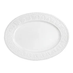 Cellini Oval Platter in White