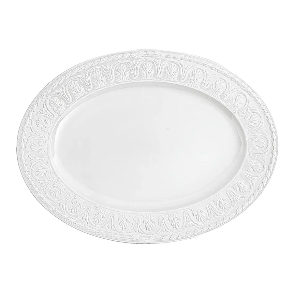 Cellini Oval Platter in White
