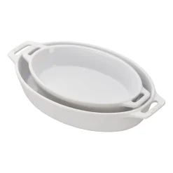 Ceramic Oval Baking Dish Set, Set of 2