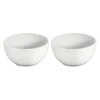 Ceramic 2-pc Large Universal Bowl Set in White