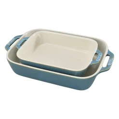 Ceramic Rectangular Baking Dish Set, Set of 2