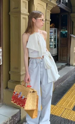 Chacha Large Basket Bag