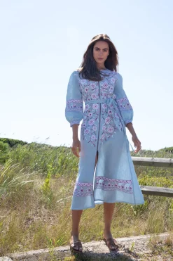 Chambray Blythe Belted Dress