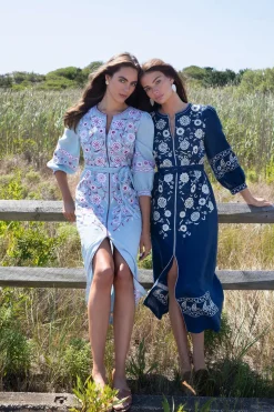 Chambray Blythe Belted Dress