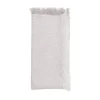 Chambray Fringe Napkin in Gray, Set of 4