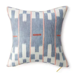 Chambray Lattice Baule Pillow