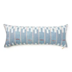 Chambray Lattice Baule Pillow