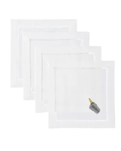 Champagne On Ice Cocktail Napkins, Set of 4