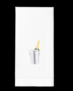 Champagne On Ice Hand Towel