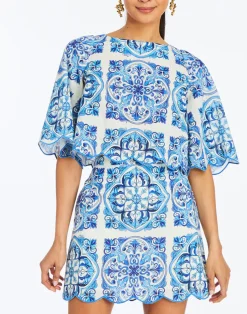 Charlize Scallop Top