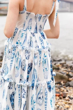 Charlotte Dress In Coquina