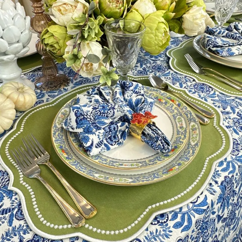 Charlotte Placemat in Sage, Set of 4