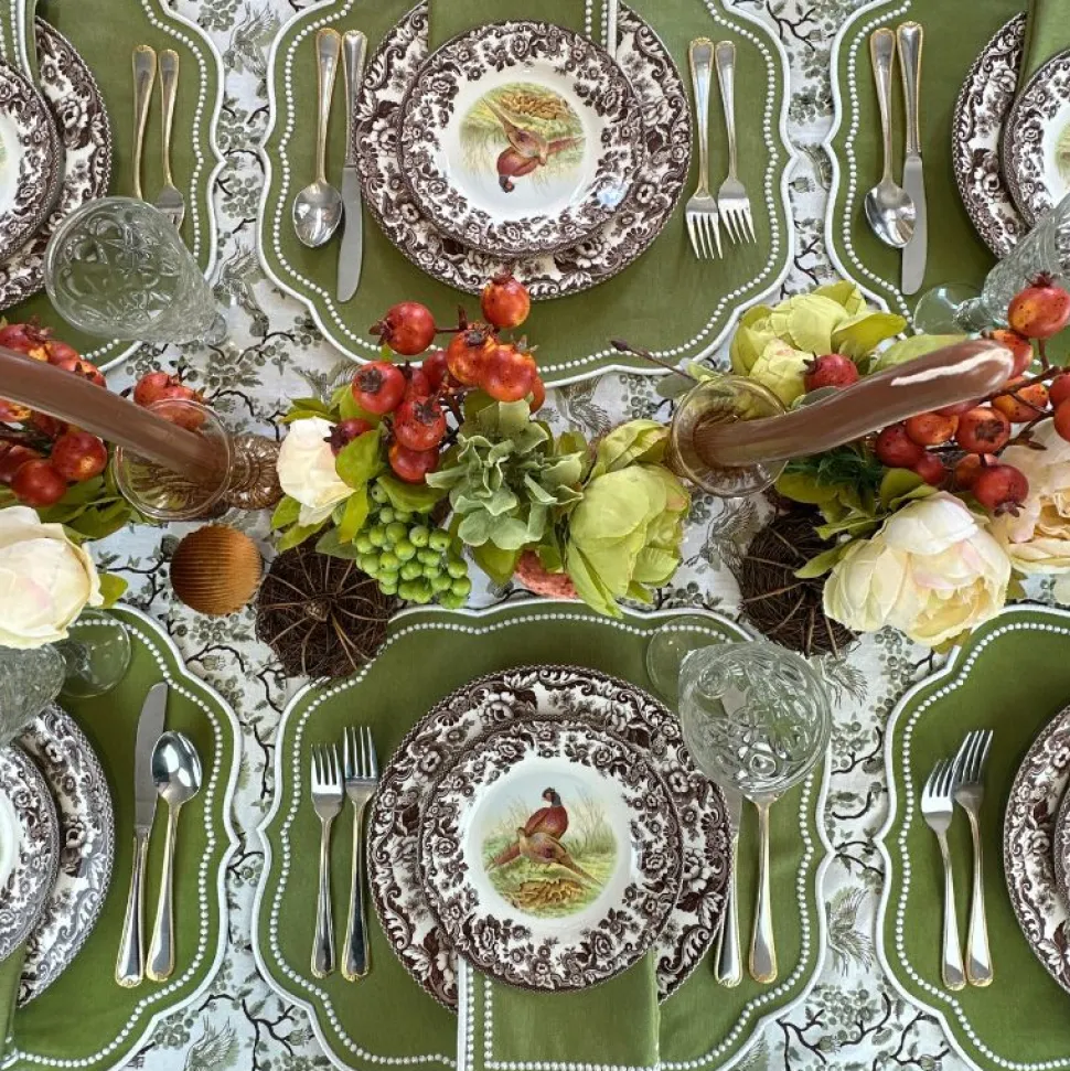 Charlotte Placemat in Sage, Set of 4