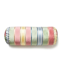 Charlotte Stripe Bolster Pillow