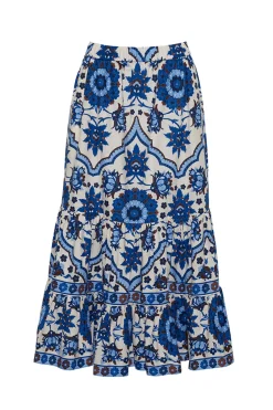 Chase Skirt in Mystic Blue